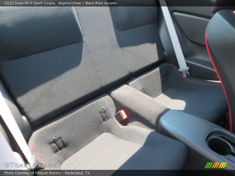 Rear Seat of 2013 FR-S Sport Coupe