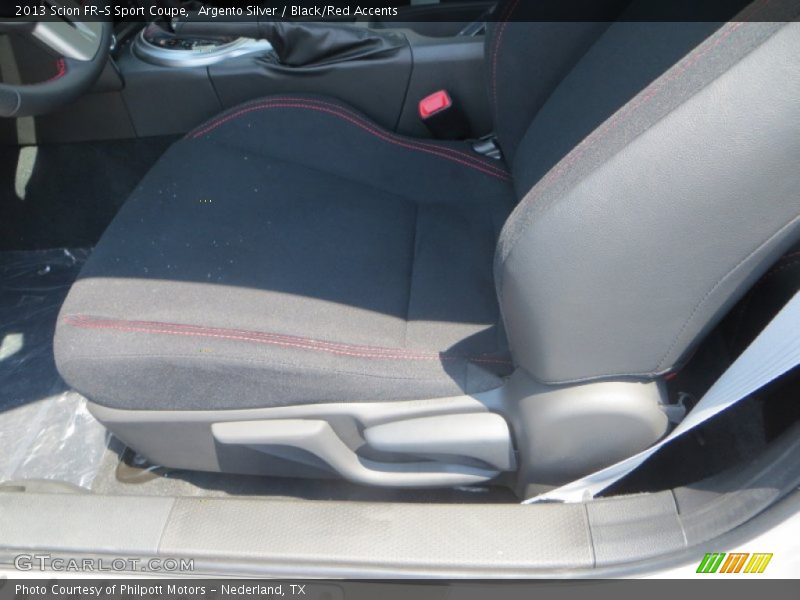 Argento Silver / Black/Red Accents 2013 Scion FR-S Sport Coupe