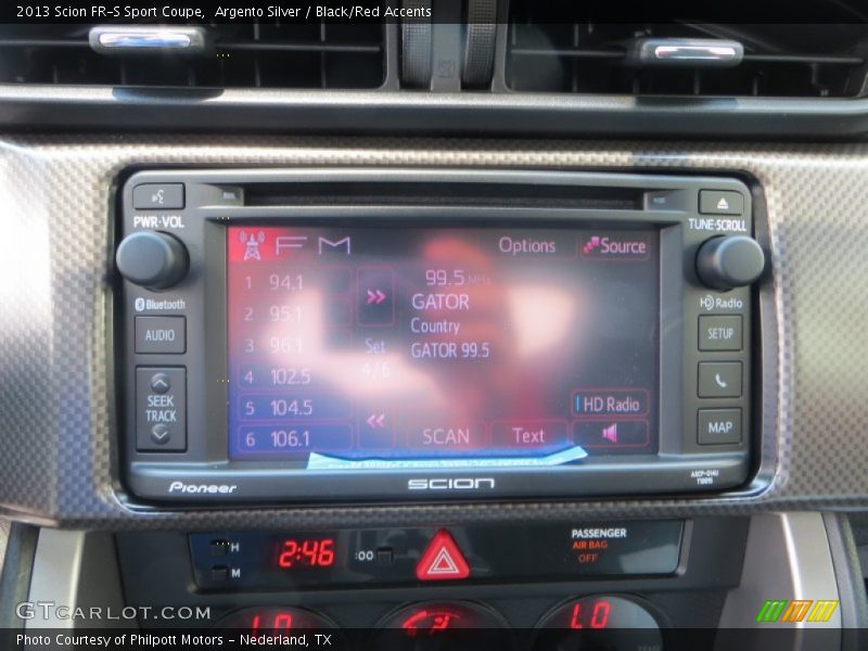 Controls of 2013 FR-S Sport Coupe