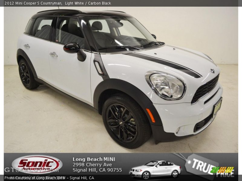 Light White / Carbon Black 2012 Mini Cooper S Countryman