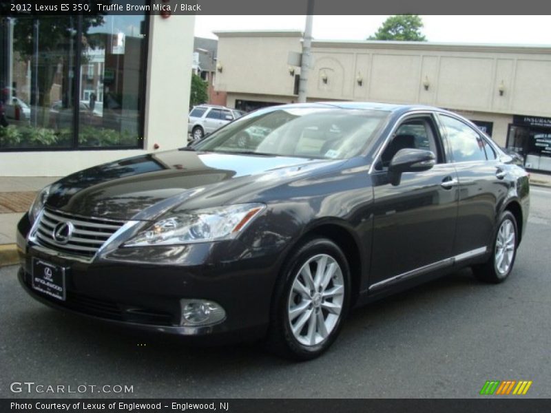 Truffle Brown Mica / Black 2012 Lexus ES 350