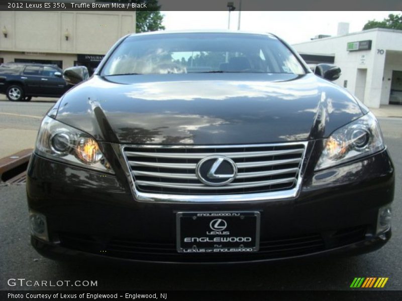 Truffle Brown Mica / Black 2012 Lexus ES 350