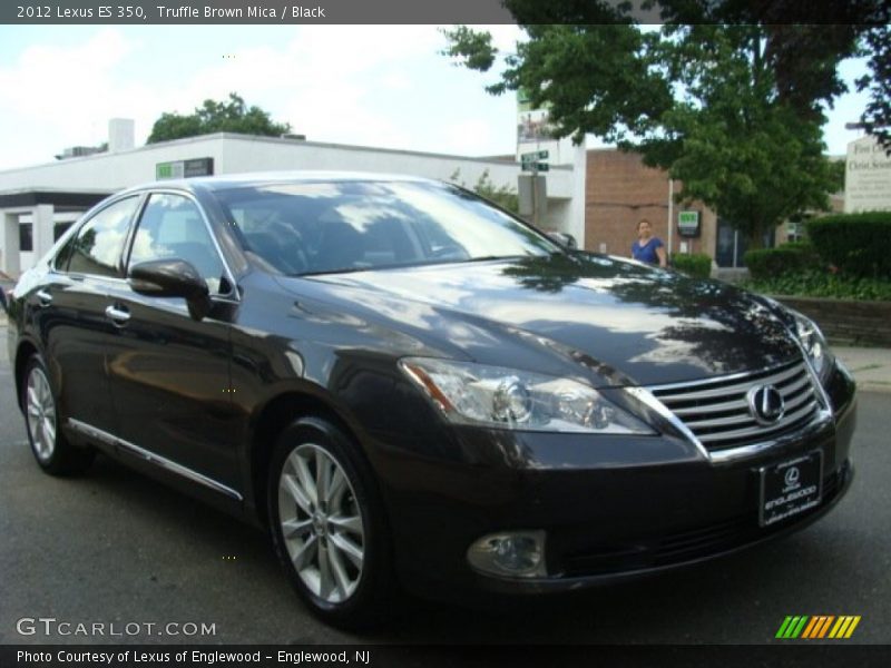 Truffle Brown Mica / Black 2012 Lexus ES 350