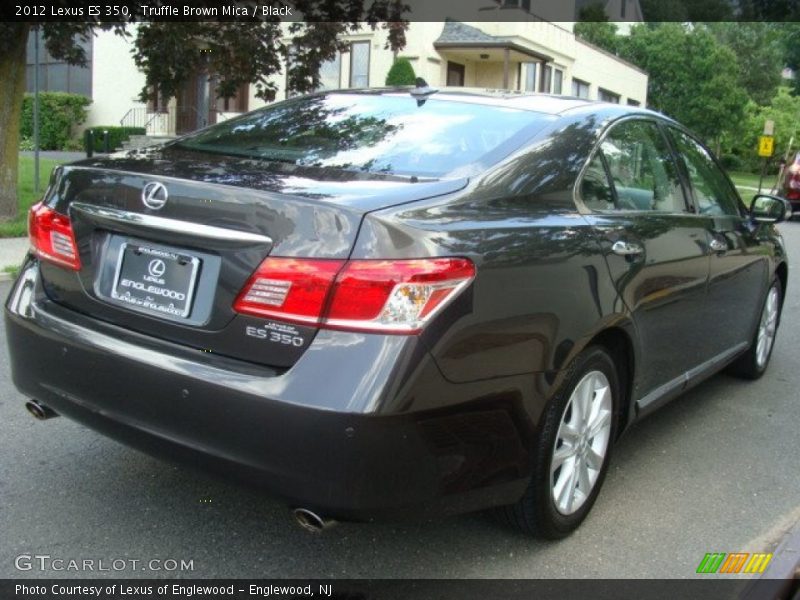 Truffle Brown Mica / Black 2012 Lexus ES 350