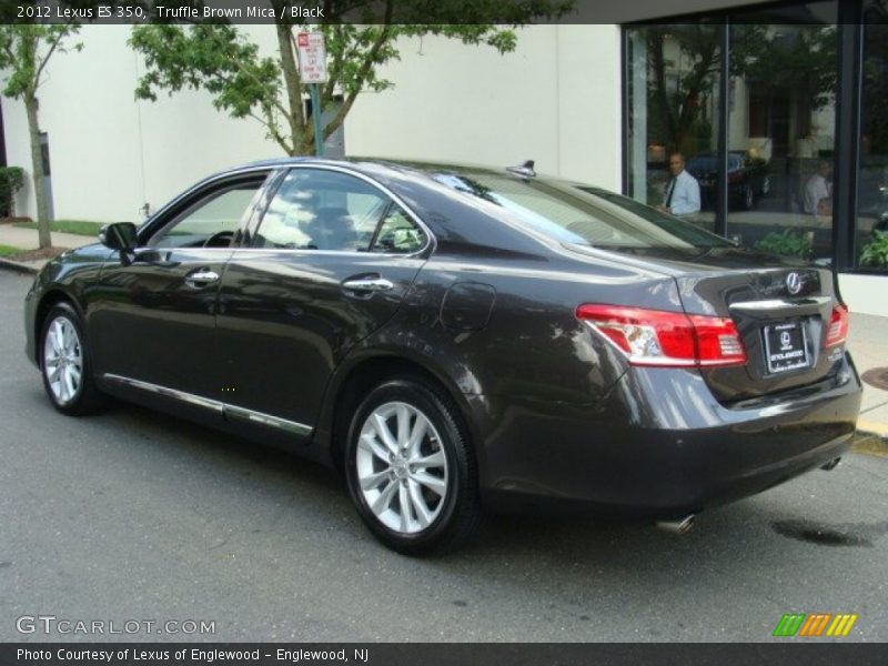 Truffle Brown Mica / Black 2012 Lexus ES 350