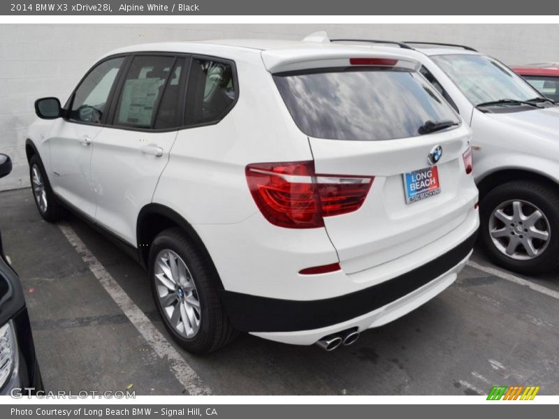 Alpine White / Black 2014 BMW X3 xDrive28i