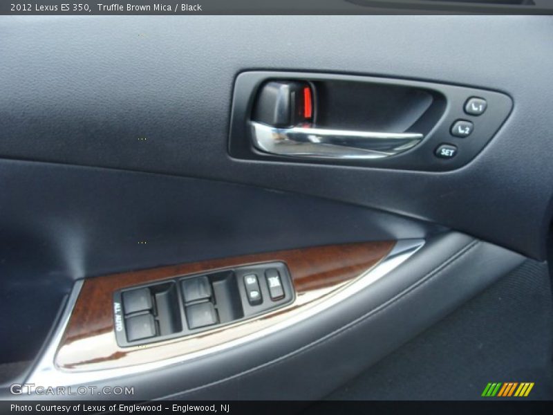 Truffle Brown Mica / Black 2012 Lexus ES 350
