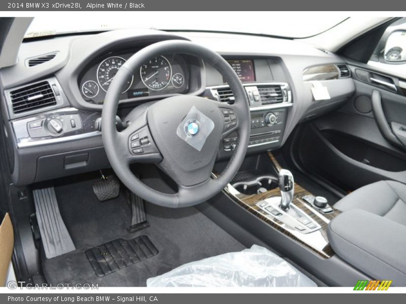 Alpine White / Black 2014 BMW X3 xDrive28i