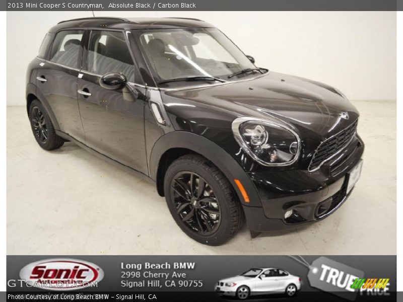 Absolute Black / Carbon Black 2013 Mini Cooper S Countryman