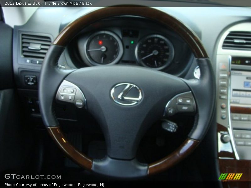 Truffle Brown Mica / Black 2012 Lexus ES 350