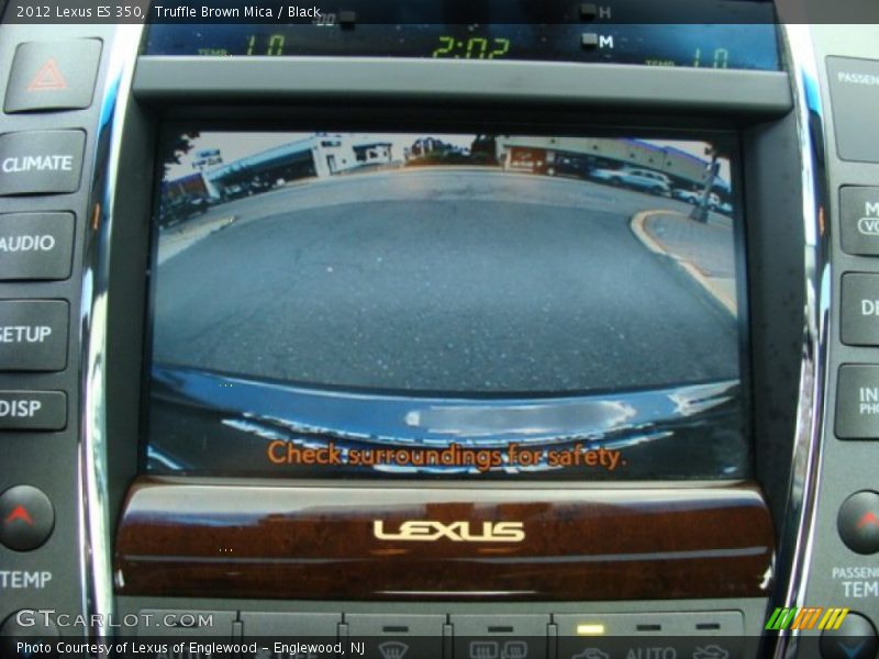 Truffle Brown Mica / Black 2012 Lexus ES 350