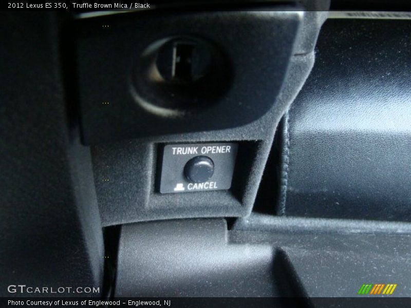 Truffle Brown Mica / Black 2012 Lexus ES 350