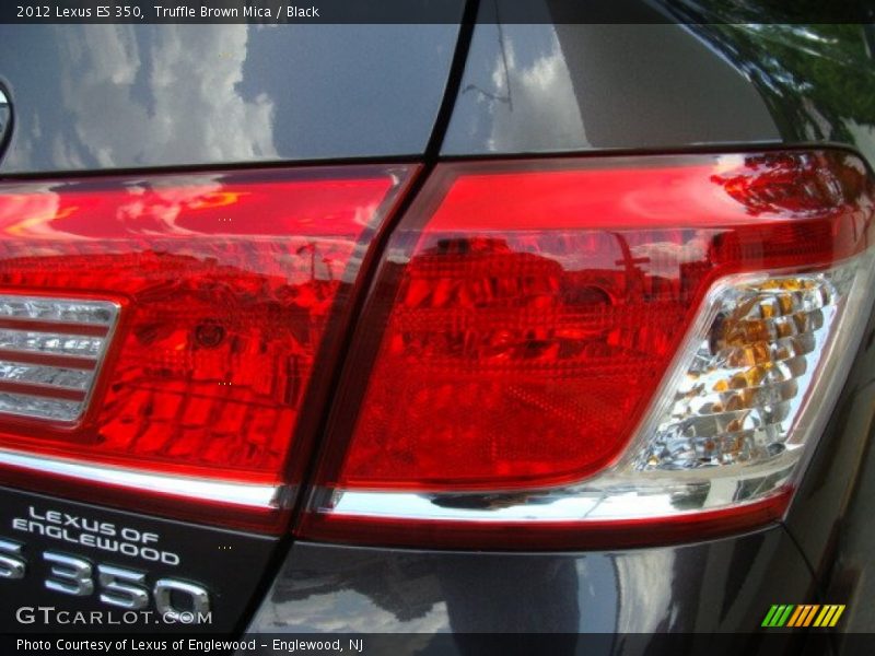 Truffle Brown Mica / Black 2012 Lexus ES 350