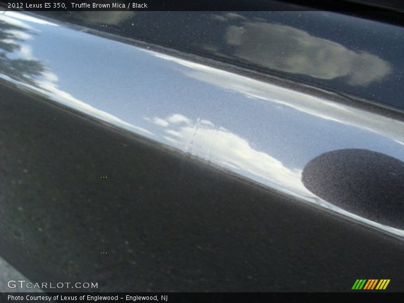 Truffle Brown Mica / Black 2012 Lexus ES 350