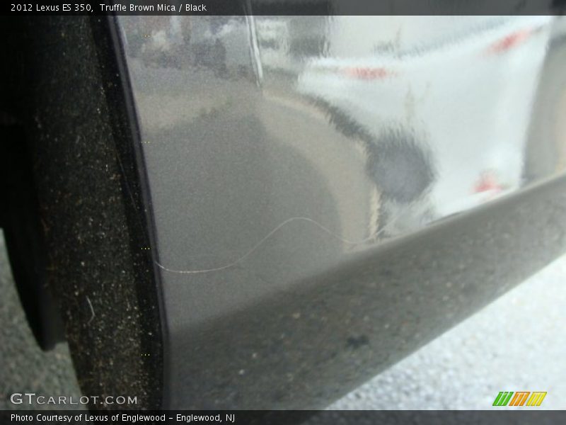Truffle Brown Mica / Black 2012 Lexus ES 350