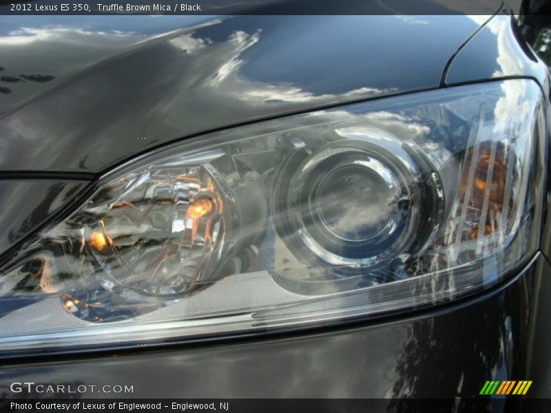 Truffle Brown Mica / Black 2012 Lexus ES 350