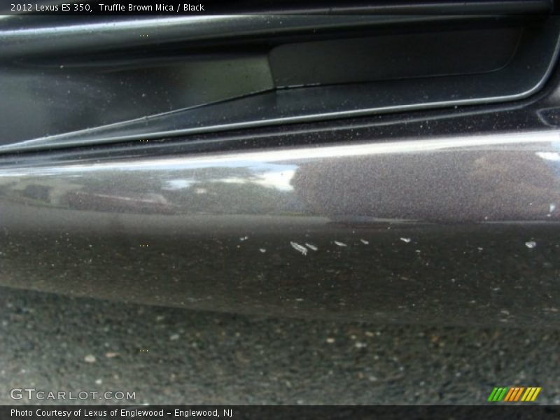 Truffle Brown Mica / Black 2012 Lexus ES 350