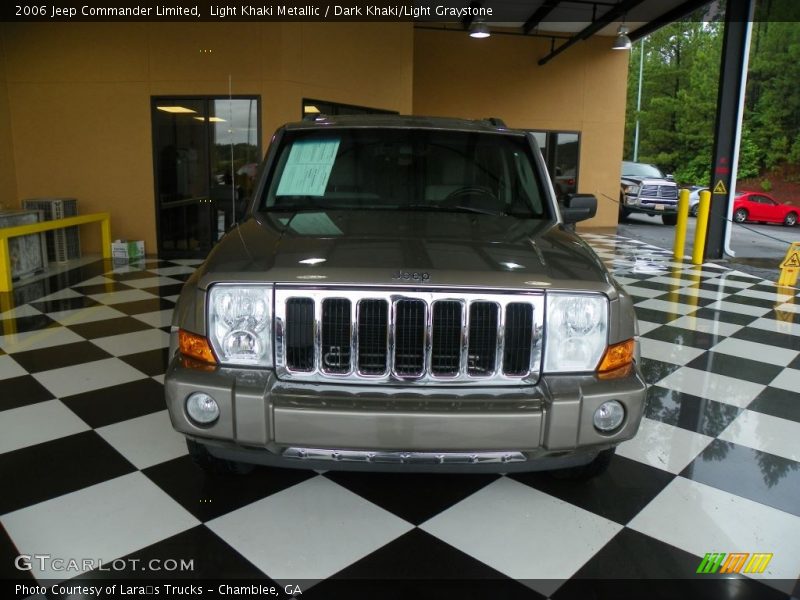 Light Khaki Metallic / Dark Khaki/Light Graystone 2006 Jeep Commander Limited