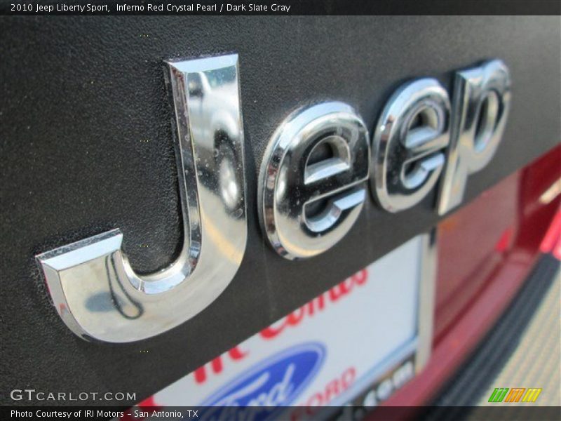 Inferno Red Crystal Pearl / Dark Slate Gray 2010 Jeep Liberty Sport