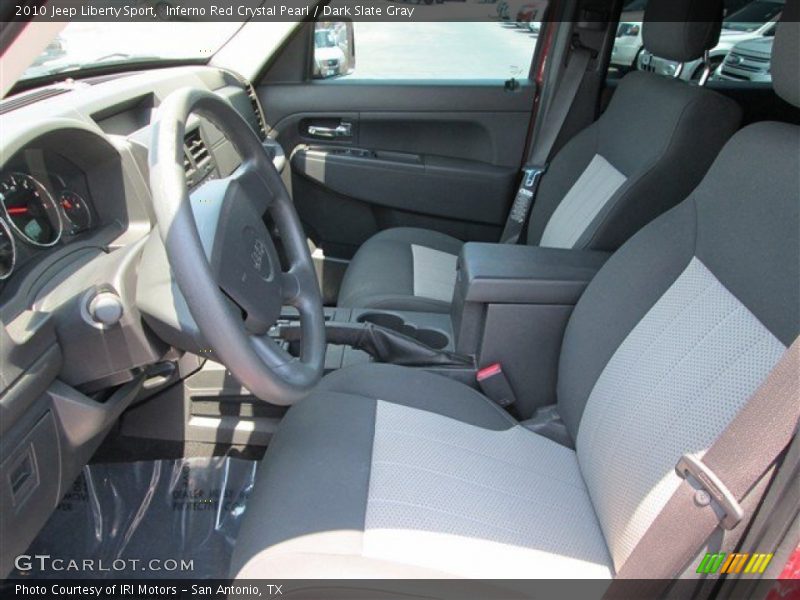 Inferno Red Crystal Pearl / Dark Slate Gray 2010 Jeep Liberty Sport