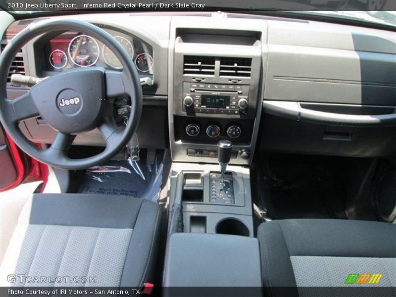 Inferno Red Crystal Pearl / Dark Slate Gray 2010 Jeep Liberty Sport