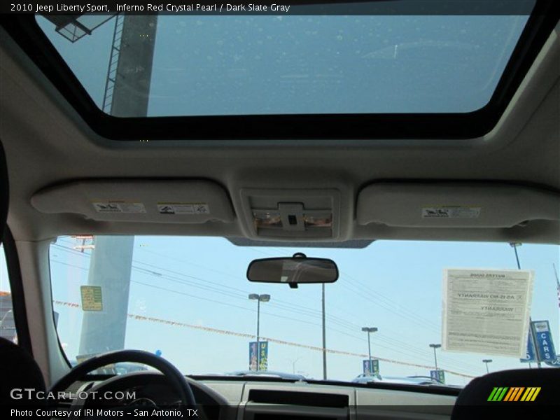 Inferno Red Crystal Pearl / Dark Slate Gray 2010 Jeep Liberty Sport