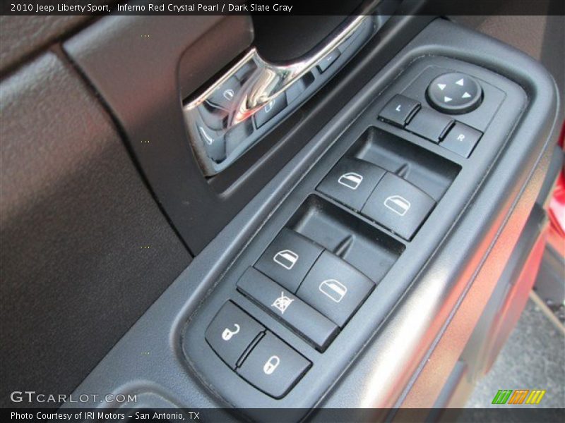 Inferno Red Crystal Pearl / Dark Slate Gray 2010 Jeep Liberty Sport