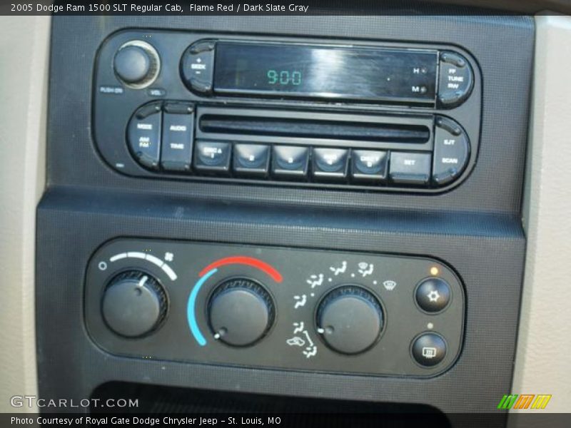 Flame Red / Dark Slate Gray 2005 Dodge Ram 1500 SLT Regular Cab