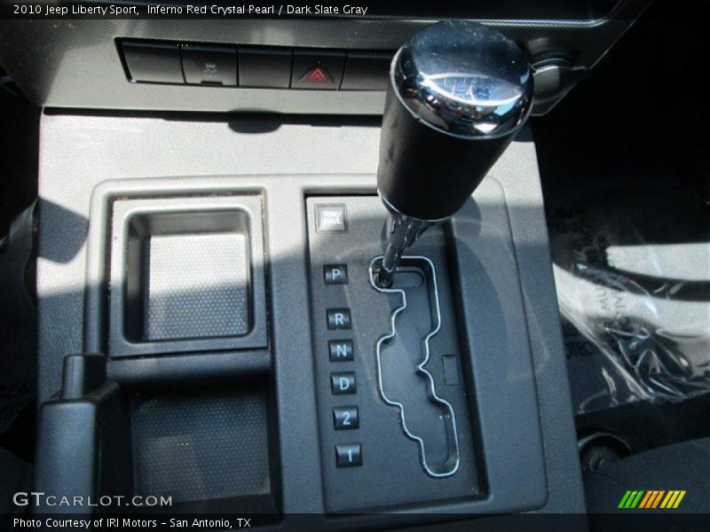 Inferno Red Crystal Pearl / Dark Slate Gray 2010 Jeep Liberty Sport