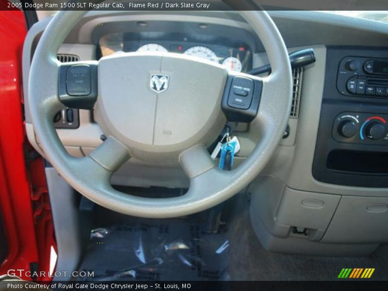 Flame Red / Dark Slate Gray 2005 Dodge Ram 1500 SLT Regular Cab
