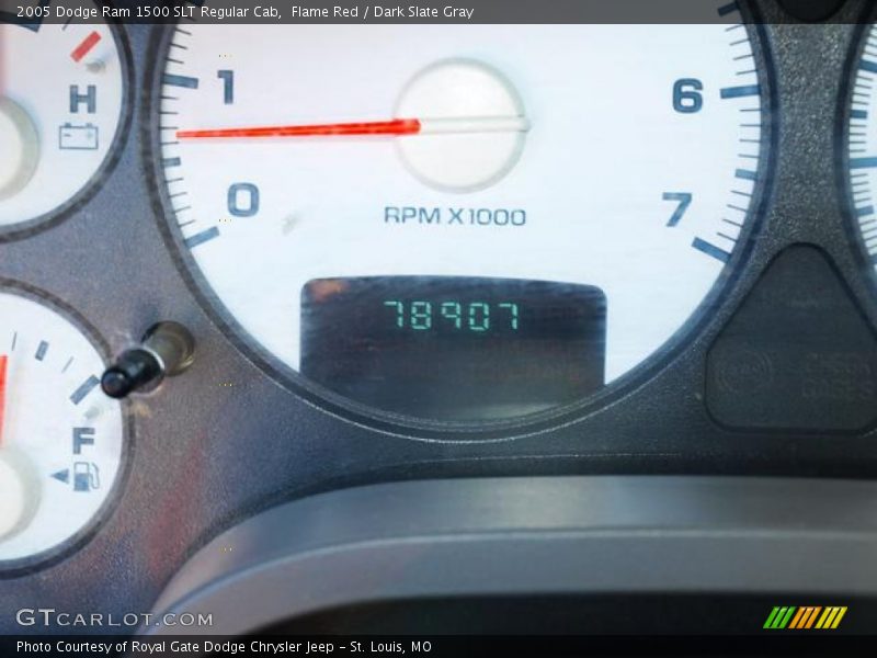 Flame Red / Dark Slate Gray 2005 Dodge Ram 1500 SLT Regular Cab