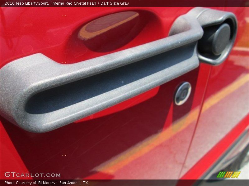 Inferno Red Crystal Pearl / Dark Slate Gray 2010 Jeep Liberty Sport