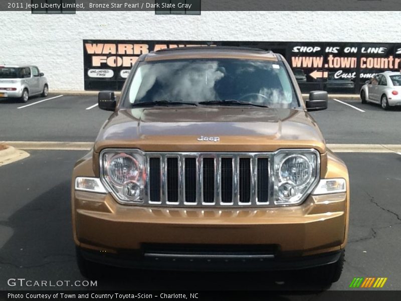 Bronze Star Pearl / Dark Slate Gray 2011 Jeep Liberty Limited