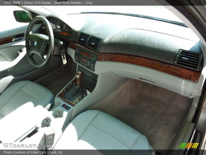 Silver Grey Metallic / Grey 2005 BMW 3 Series 330i Sedan