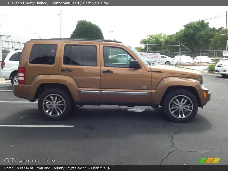 Bronze Star Pearl / Dark Slate Gray 2011 Jeep Liberty Limited