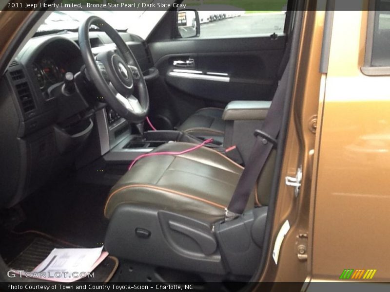 Bronze Star Pearl / Dark Slate Gray 2011 Jeep Liberty Limited
