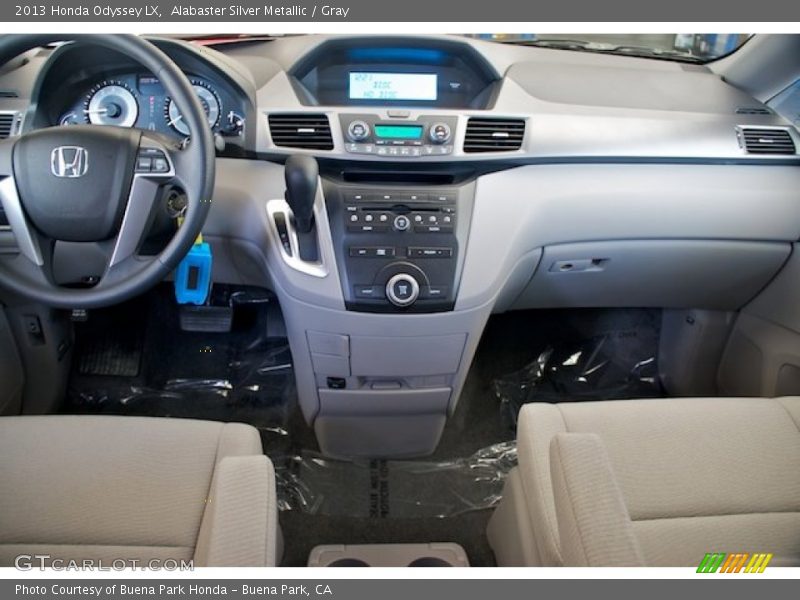 Alabaster Silver Metallic / Gray 2013 Honda Odyssey LX