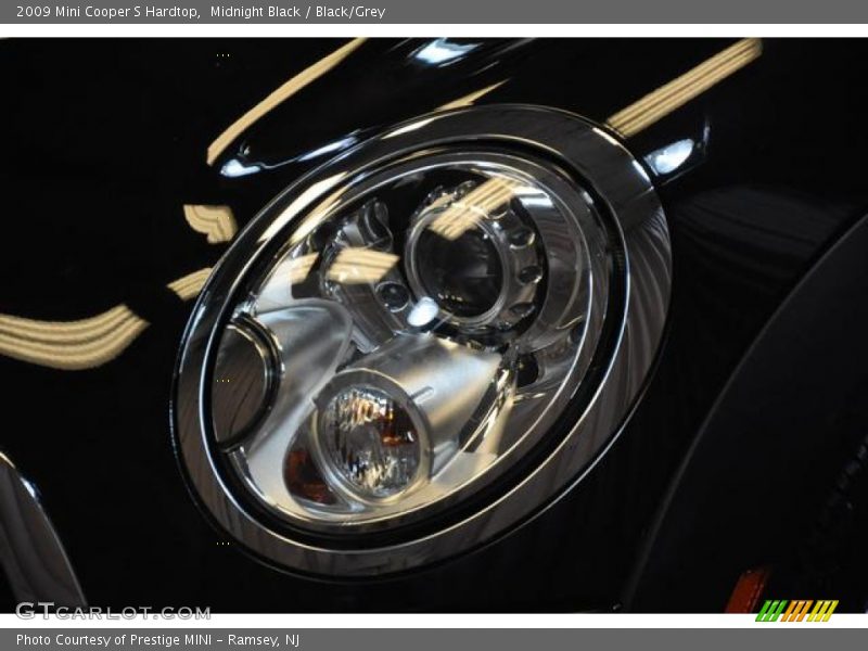 Midnight Black / Black/Grey 2009 Mini Cooper S Hardtop