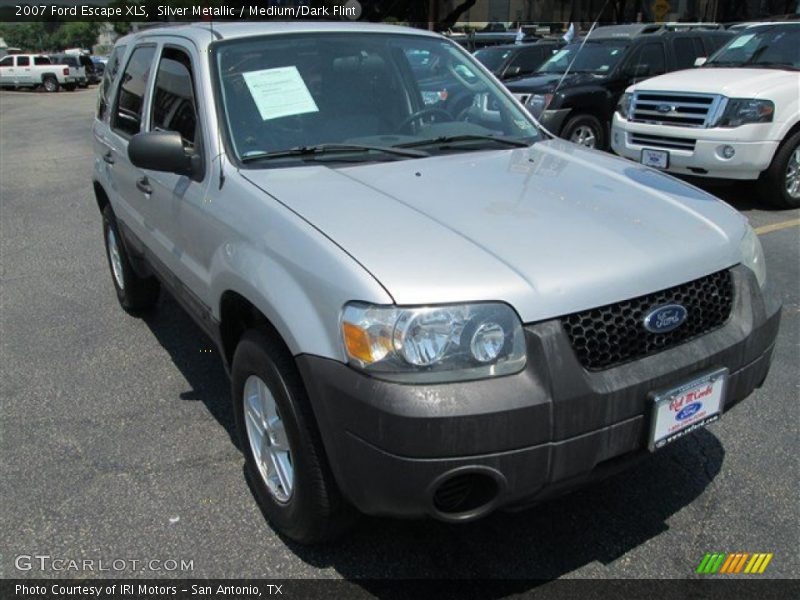 Silver Metallic / Medium/Dark Flint 2007 Ford Escape XLS