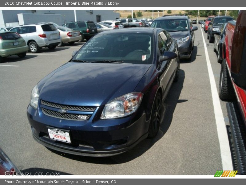 Imperial Blue Metallic / Ebony 2010 Chevrolet Cobalt SS Coupe