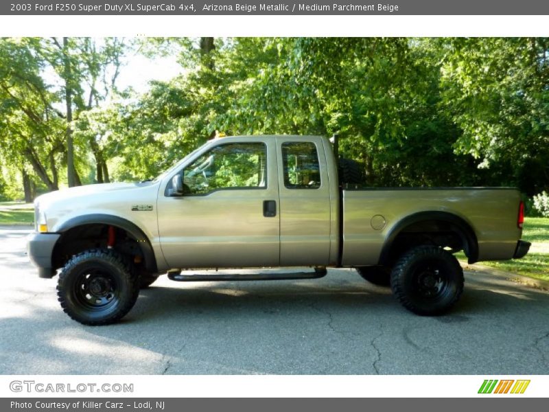 Arizona Beige Metallic / Medium Parchment Beige 2003 Ford F250 Super Duty XL SuperCab 4x4