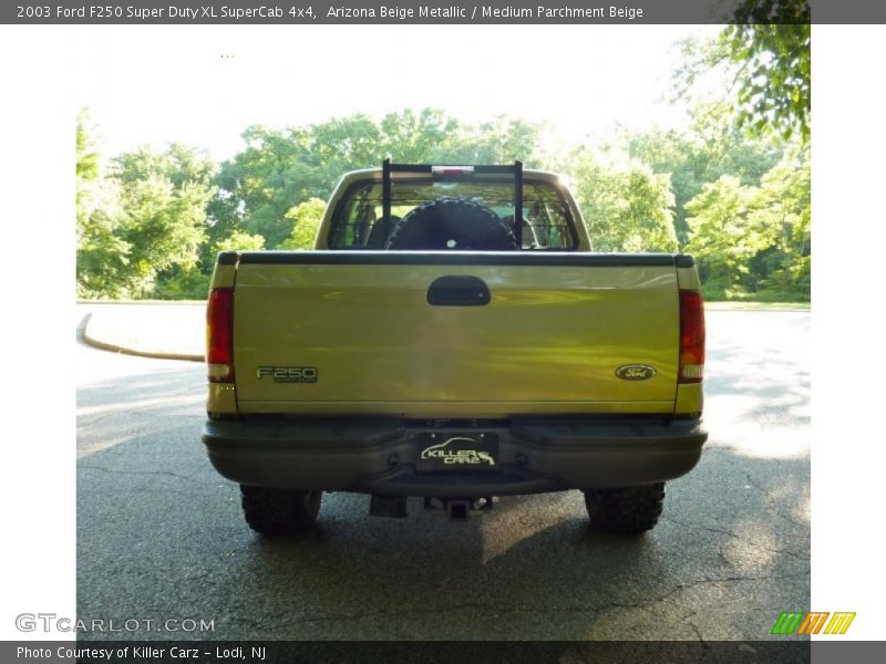 Arizona Beige Metallic / Medium Parchment Beige 2003 Ford F250 Super Duty XL SuperCab 4x4