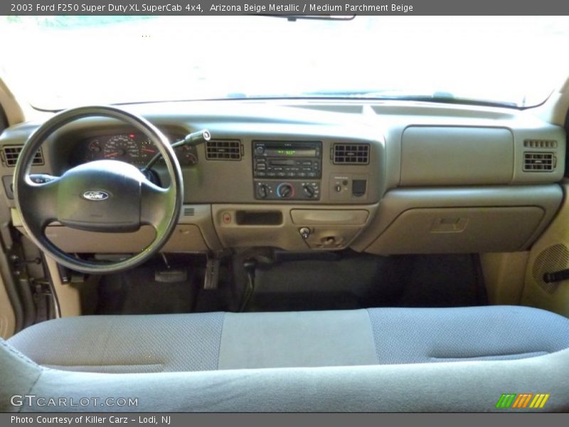 Arizona Beige Metallic / Medium Parchment Beige 2003 Ford F250 Super Duty XL SuperCab 4x4