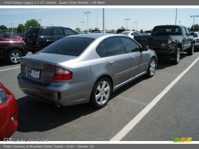 Quartz Silver Metallic / Off Black 2009 Subaru Legacy 2.5 GT Limited