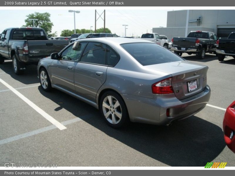 Quartz Silver Metallic / Off Black 2009 Subaru Legacy 2.5 GT Limited