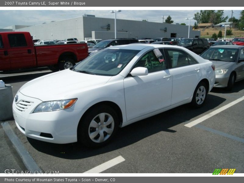 Super White / Bisque 2007 Toyota Camry LE