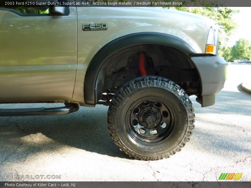 Arizona Beige Metallic / Medium Parchment Beige 2003 Ford F250 Super Duty XL SuperCab 4x4