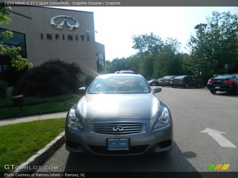 Graphite Shadow / Graphite 2010 Infiniti G 37 S Sport Convertible