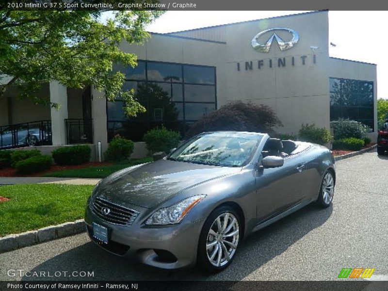 Graphite Shadow / Graphite 2010 Infiniti G 37 S Sport Convertible