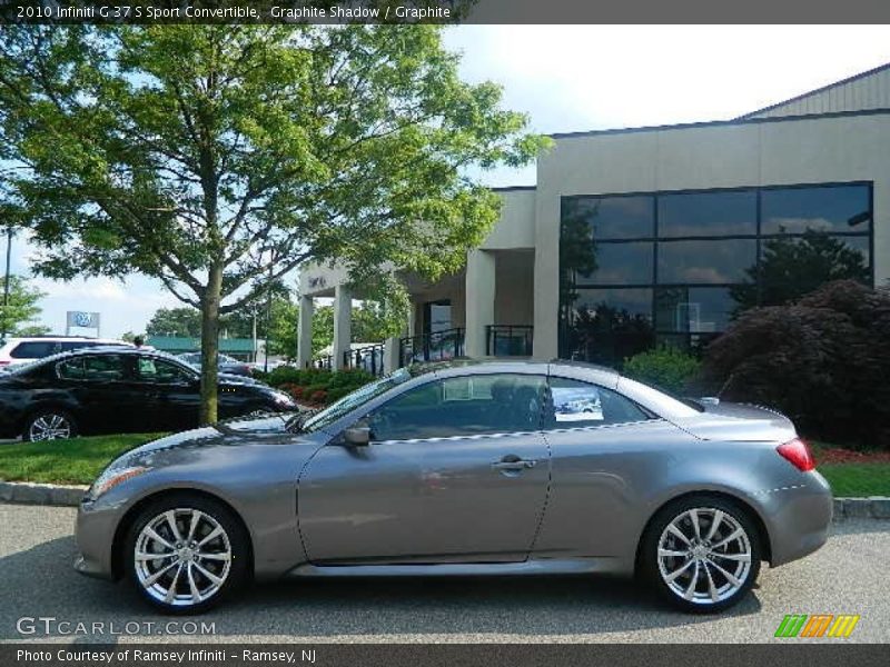 Graphite Shadow / Graphite 2010 Infiniti G 37 S Sport Convertible